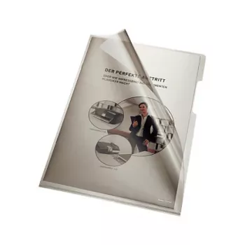 Esselte Leitz obal na dokumenty DIN A4 tvrdé PVC 0,15 mm sivý 205000GR 100 ks