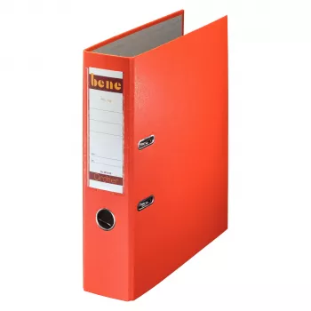 Esselte Leitz 291400OR zakladač s pákovým mechanizmom A4, šírka chrbta 80 mm, kapacita 600 listov, oranžový