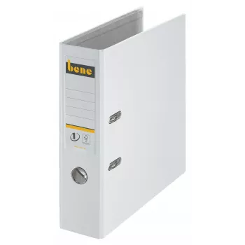 Bene zakladač 291400 A4 80 mm biely s pákovým mechanizmom
