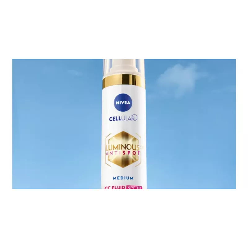 NIVEA Luminous 630 CC Fluid 3-in-1 SPF 30+ make-up na tvár 02 Medium 40 ml