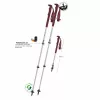 Komperdell Explorer Zero Compact trekové palice - Malbec