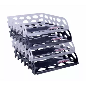 SAX Voronoi podnos na dokumenty čierny DIN C4