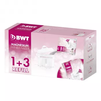 BWT 814544 Longlife náhradná náplň 1+3 kanvica na vodu ružová/biela