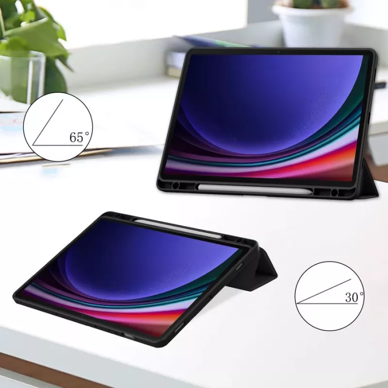 Tech-Protect SC Pen Hybrid puzdro pre Samsung Galaxy Tab S9+ / S10+ 12.4 X810 / X816B / X826B, čierne