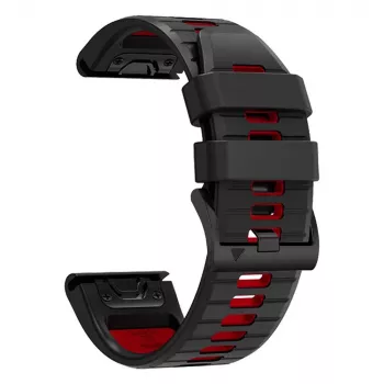 TECH-PROTECT ICONBAND PRO Garmin Fenix 3 / 5X / 3HR / 5X Plus / 6X / 6X Pro / 7X čierna/červená