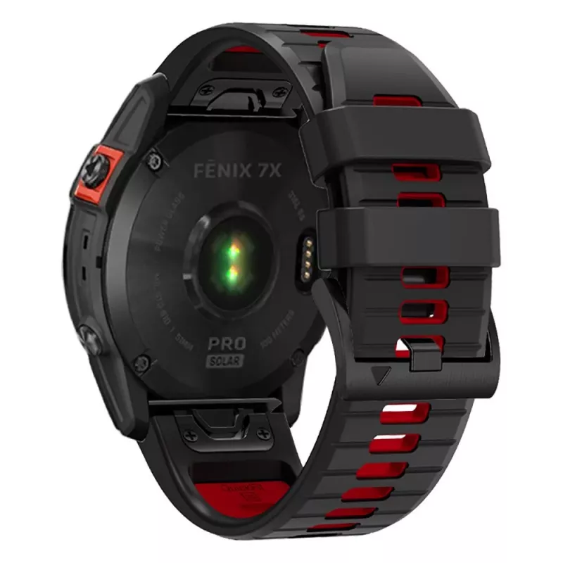 TECH-PROTECT ICONBAND PRO Garmin Fenix 3 / 5X / 3HR / 5X Plus / 6X / 6X Pro / 7X čierna/červená