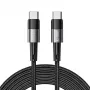 TECH-PROTECT ULTRABOOST USB-C na USB-C kábel PD 100W / 5A 3m sivý