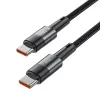 TECH-PROTECT ULTRABOOST USB-C na USB-C kábel PD 100W / 5A 3m sivý