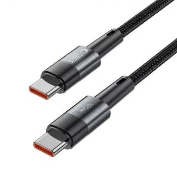 TECH-PROTECT ULTRABOOST USB-C na USB-C kábel PD 100W / 5A 3m sivý