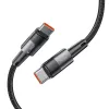 TECH-PROTECT ULTRABOOST USB-C na USB-C kábel PD 100W / 5A 3m sivý