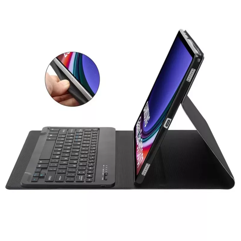 Tech-Protect SC Pen + Keyboard puzdro pre Samsung Galaxy Tab S9 / S9 FE / S10 FE / S10 Lite, čierna