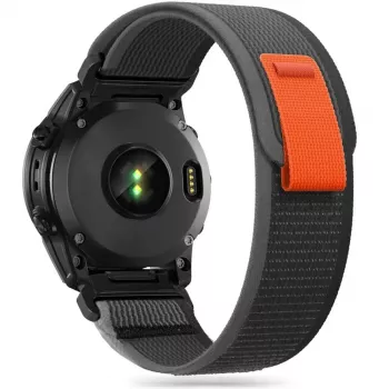TECH-PROTECT Nylon Garmin Fenix 3 / 5X / 3HR / 5X Plus / 6X / 6X Pro / 7X čierna/oranžová