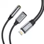 TECH-PROTECT ULTRABOOST káblový adaptér Lightning na 3,5 mm mini jack & Lightning, čierny