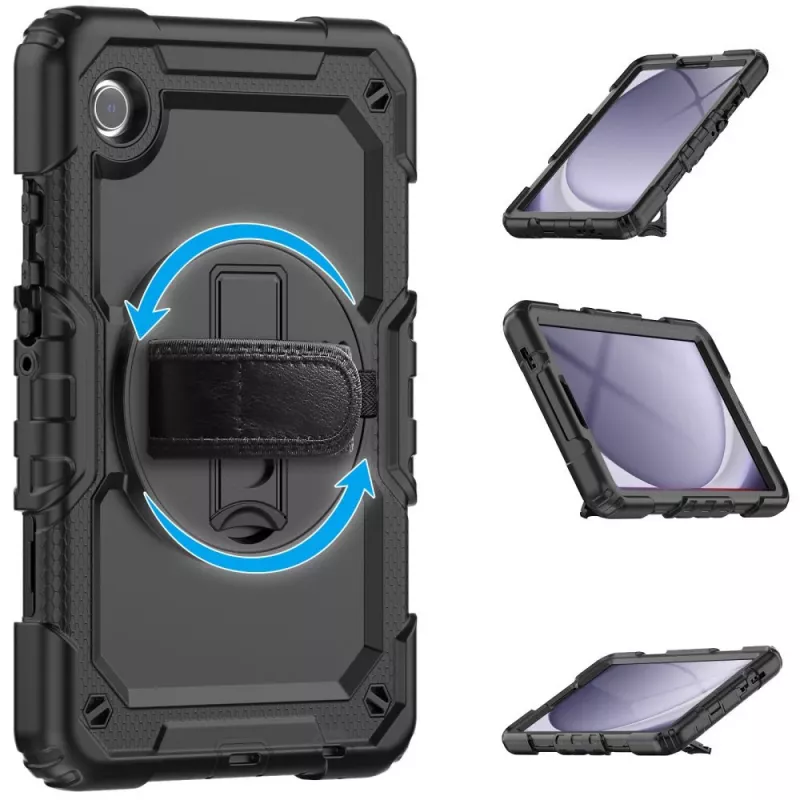 Tech-Protect Solid360 puzdro pre Samsung Galaxy Tab A9+/A11+ PLUS 11.0 X210/X215/X216/X230/X235/X236, čierna