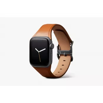 Bellroy Classic Leather remienok pre Apple Watch, hnedý, 40mm, 41mm, 38mm, 42mm (séria 10/11)