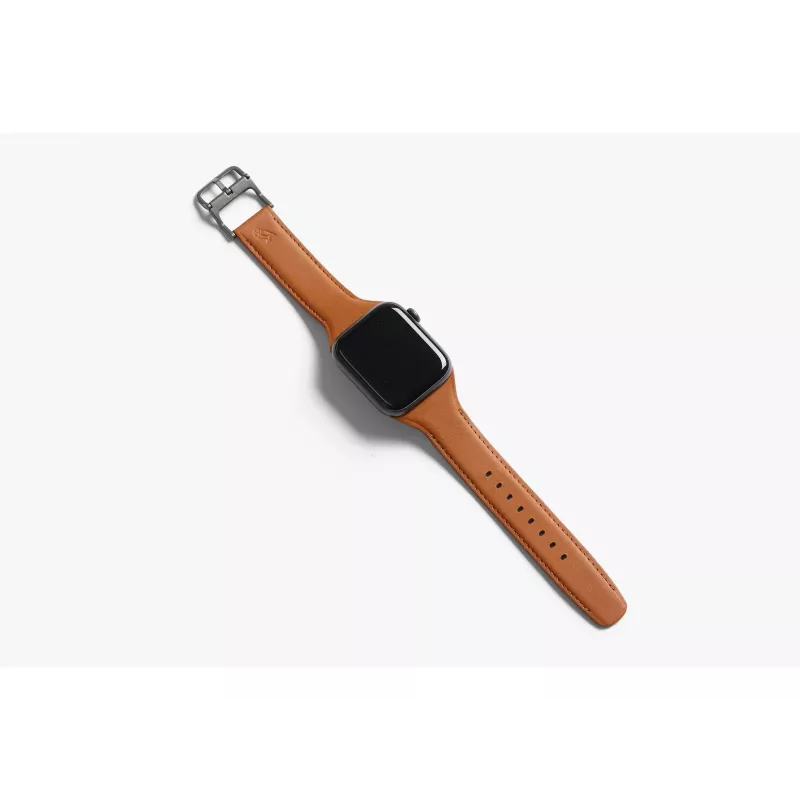 Bellroy Classic Leather remienok pre Apple Watch, hnedý, 40mm, 41mm, 38mm, 42mm (séria 10/11)