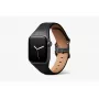 Bellroy Classic Leather remienok pre Apple Watch, čierny, 44mm, 45mm, 42mm (Series 1/2/3), 49mm, 46mm