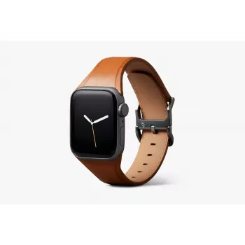 Bellroy Classic Leather remienok pre Apple Watch, hnedý, 42mm, 44mm, 45mm, 46mm, 49mm