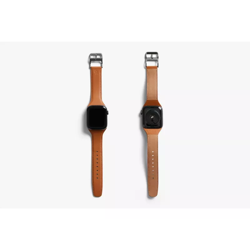 Bellroy Classic Leather remienok pre Apple Watch, hnedý, 42mm, 44mm, 45mm, 46mm, 49mm