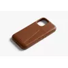 Bellroy kožené puzdro na karty pre iPhone 16 Plus, hnedá