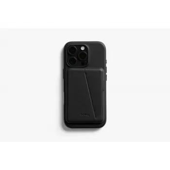 Bellroy kožené puzdro s magnetickou peňaženkou pre iPhone 16 Pro, čierna