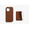 Bellroy kožené puzdro s magnetickou peňaženkou pre iPhone 16 Pro, hnedá