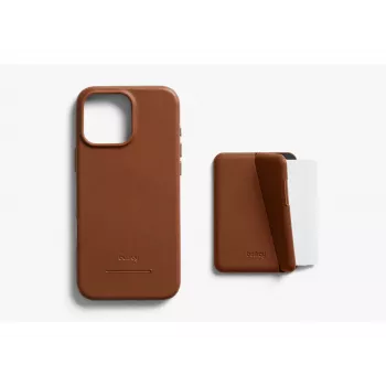 Bellroy kožené puzdro s magnetickou peňaženkou pre iPhone 16 Pro Max, hnedá