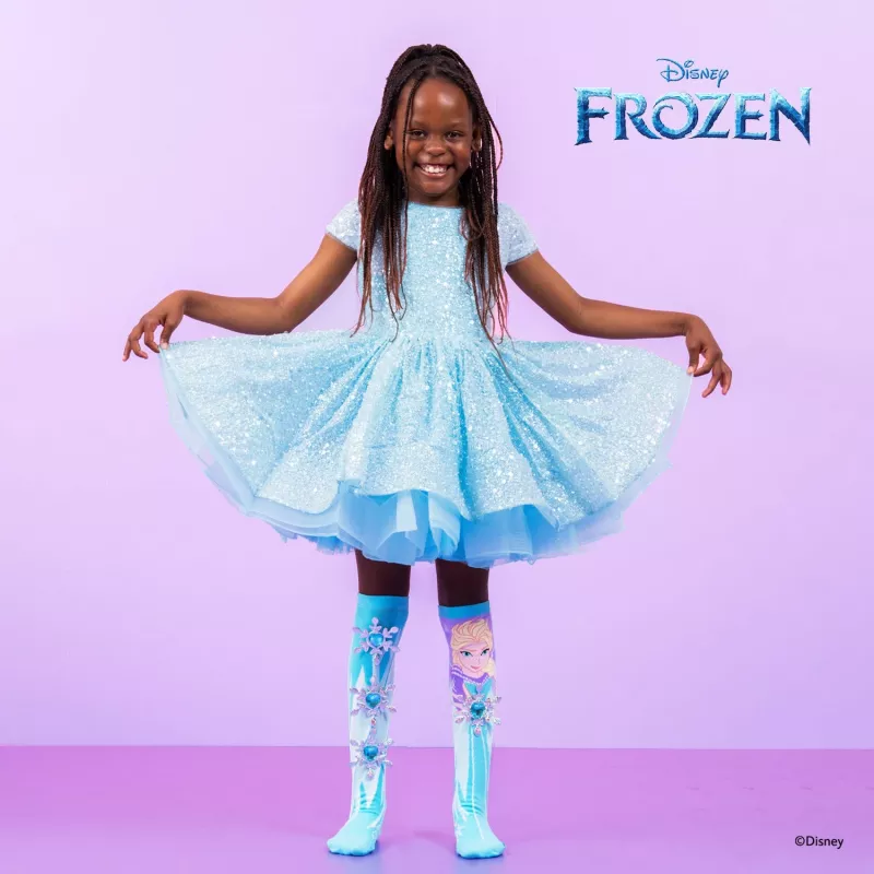 MADMIA detské podkolienky Frozen Elsa 3D potlač - 1 pár