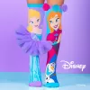MADMIA Disney Frozen Elsa Anna podkolienky pre dievčatá - 1 pár, detská veľkosť obuvi US 10-3 (EU 27-34), viacfarebné