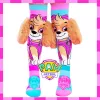 MADMIA Paw Patrol Skye detské podkolienky s 3D plyšovými ušami - ružová/modrá/biela