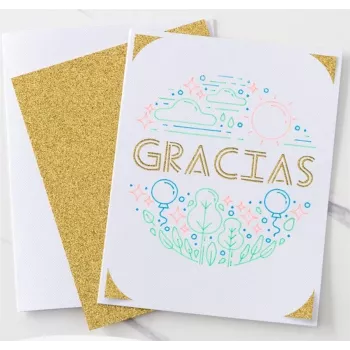 Cricut Glitter Gel perá pre vyrezávací ploter, farby sortiment, gélový atrament - 0,8 mm, balenie 12 ks