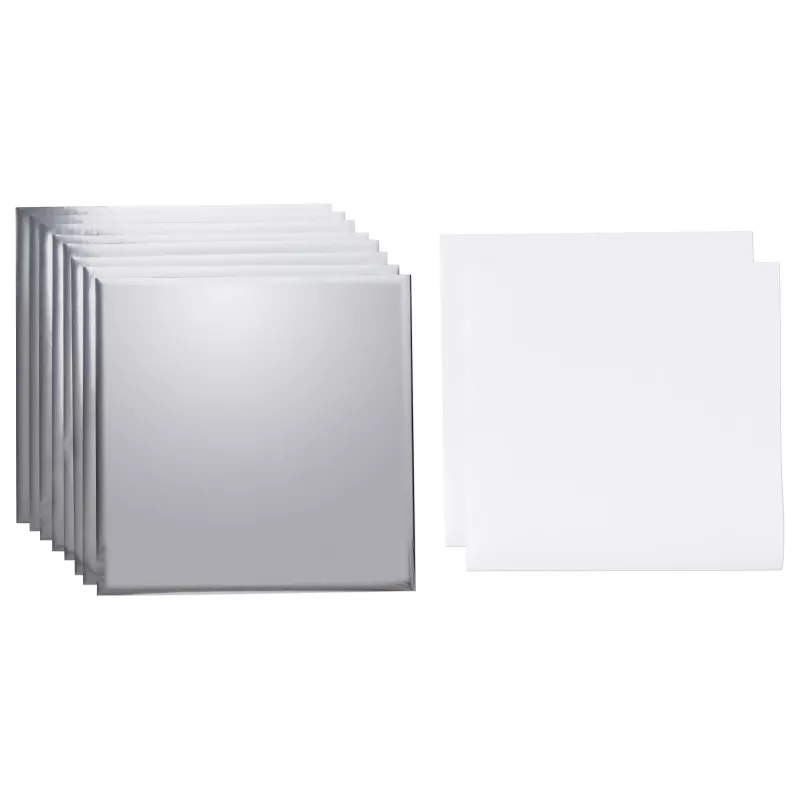 Cricut transferová vinylová fólia 30,5 cm x 30,5 cm strieborná metalická lesk