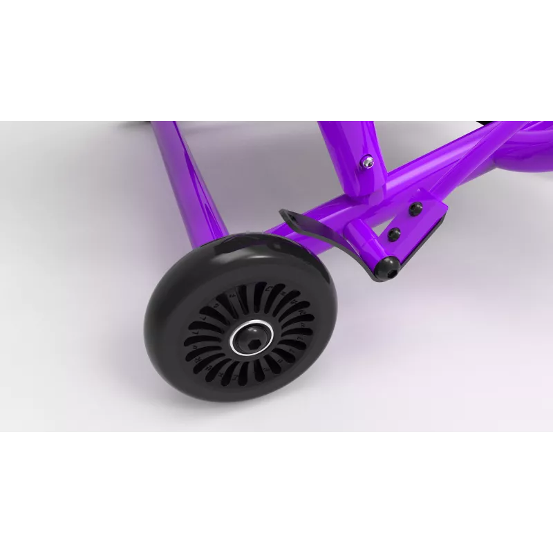 EzyRoller Classic nožné go-kart pre deti 3-12 rokov fialové