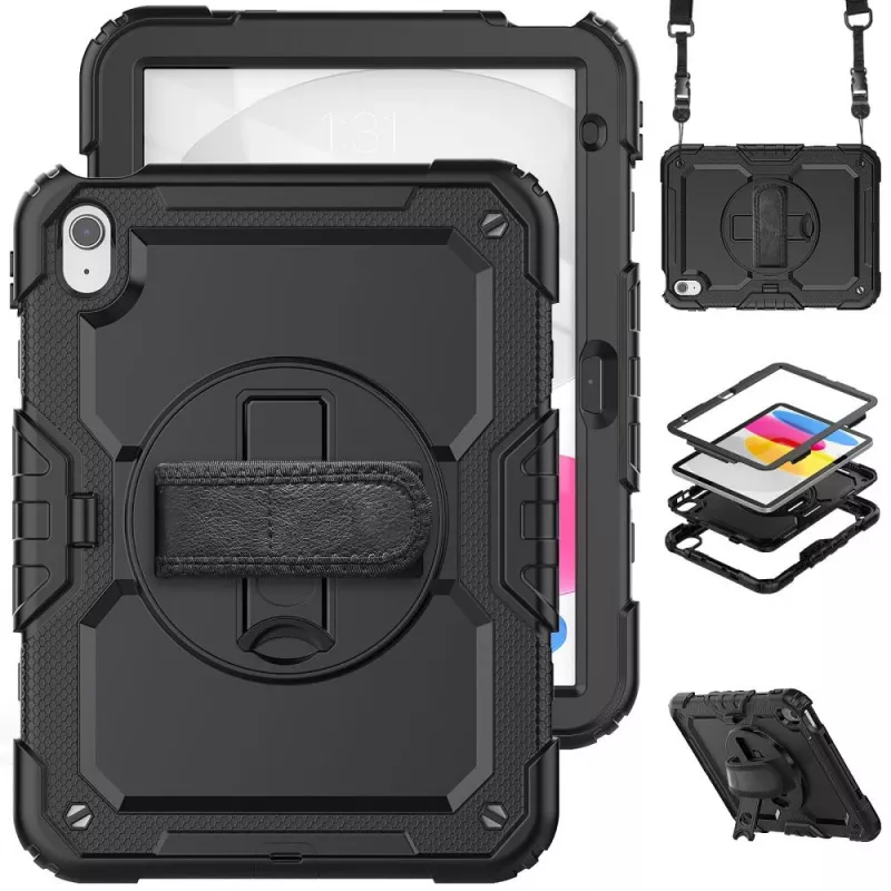 Tech-Protect Solid360 pre iPad 10,9 10. gen (2022) / iPad 11 11. gen (2025) čierne