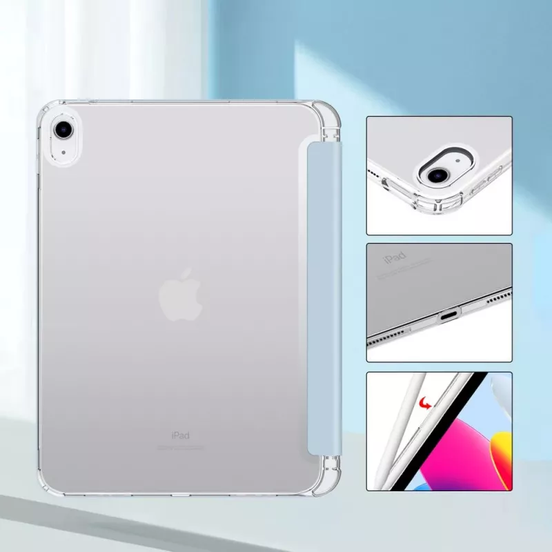 Tech-Protect SC Pen Hybrid folio puzdro pre iPad 10.9 2022 - nebesky modrá