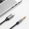 TECH-PROTECT UltraBoost Lightning na AUX mini jack 3.5mm kábel 100cm čierny