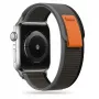 TECH-PROTECT Nylon Apple Watch 4 / 5 / 6 / 7 / 8 / SE / Ultra (42 / 44 / 45 / 49 mm) čierna/oranžová