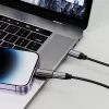 TECH-PROTECT ULTRABOOST adaptér Lightning na USB-C čierny