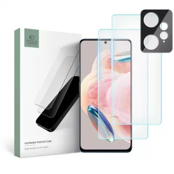 TECH-PROTECT tvrdené sklo + šošovka fotoaparátu Supreme set pre Xiaomi Redmi Note 12 LTE