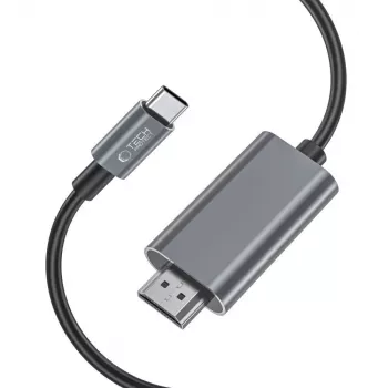 TECH-PROTECT ULTRABOOST KÁBEL TYPE-C NA HDMI 4K 60HZ 200CM ČIERNY