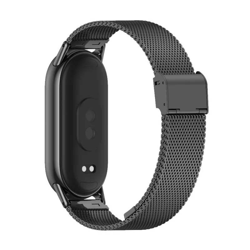 TECH-PROTECT Milanese Loop náramok pre Xiaomi Smart Band 8 / 9 / NFC - čierny