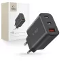 Tech-Protect NC30W 3-portový USB-C nabíjací adaptér čierny 30W