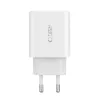 Tech-Protect NC30W 3-portový USB-C nabíjací adaptér čierny 30W