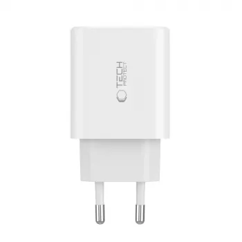 Tech-Protect NC30W 3-portový USB-C nabíjací adaptér čierny 30W