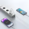 Tech-Protect NC30W 3-portový USB-C nabíjací adaptér čierny 30W