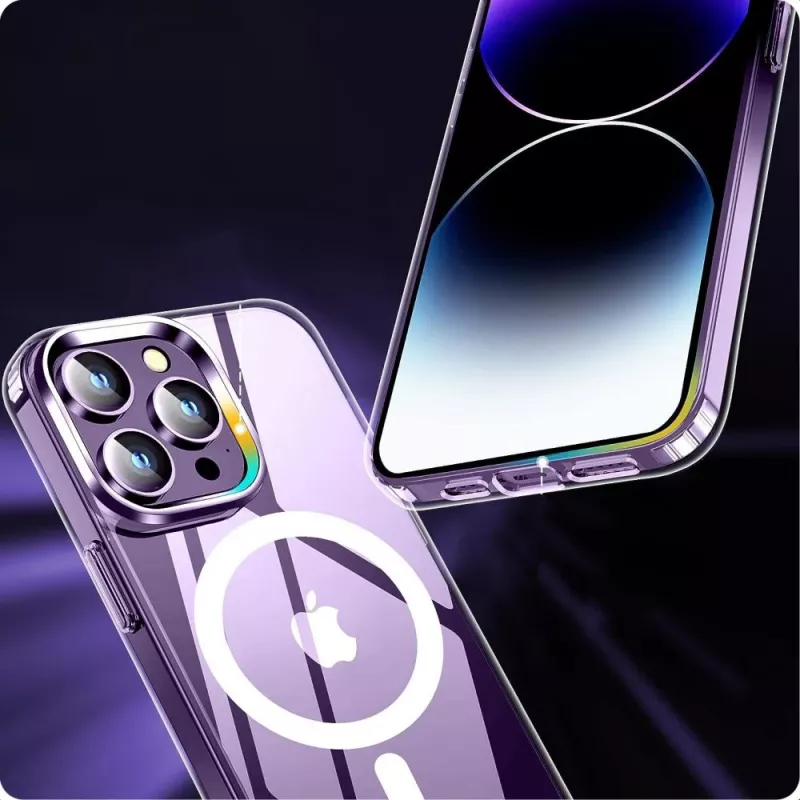 Tech-Proteckt Flexair Hybrid MagSafe puzdro pre Apple iPhone 15 Pro Max, transparentné