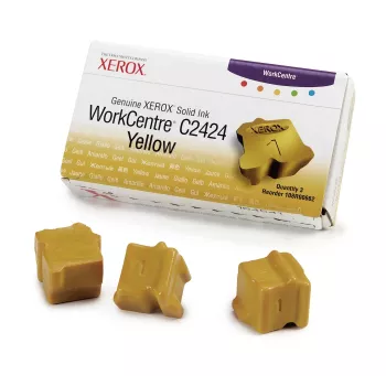 Xerox originálna Solid Ink Stick žltá 3-pack (3400 strán) 108R00662