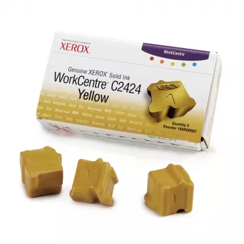 Xerox originálna Solid Ink Stick žltá 3-pack (3400 strán) 108R00662