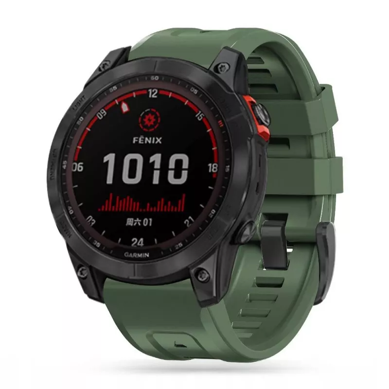 TECH-PROTECT ICONBAND Garmin Fenix 5 / 6 / 6 Pro / 7 army green silikónový remienok