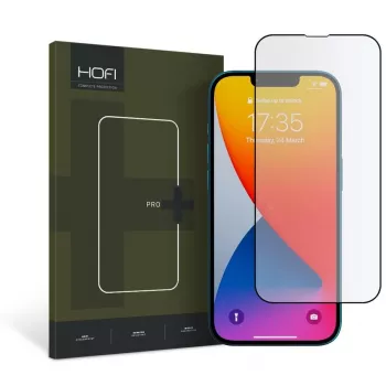 HOFI Glass Pro+ tvrdené sklo ochranná fólia displeja pre Apple iPhone 13 / 13 Pro / 14, čierna